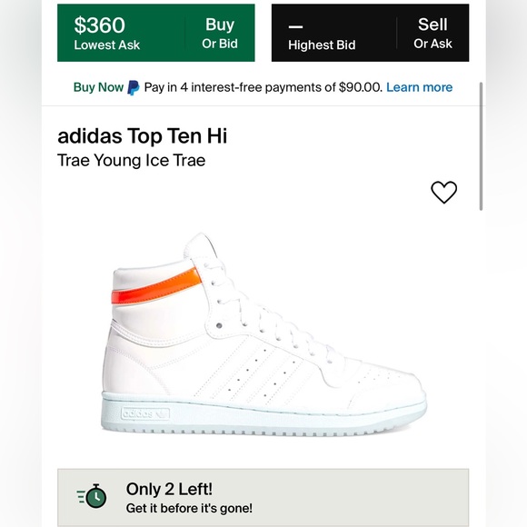 Adidas x Trae Young x Top Ten High Ice Trae  GW4977 - Picture 9 of 10